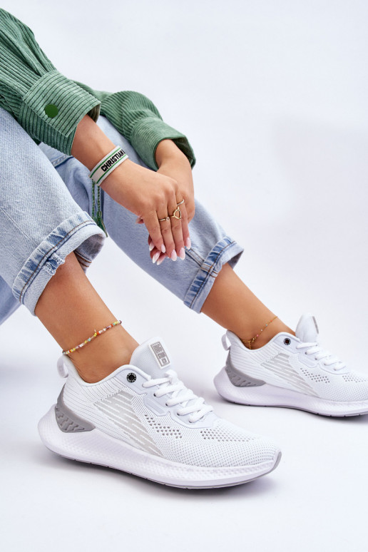 Féminin  baskets Memory Foam System Big Star LL274297 couleur blanche