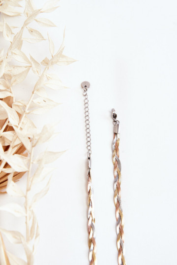 Collier élégant serpent multicolore 2