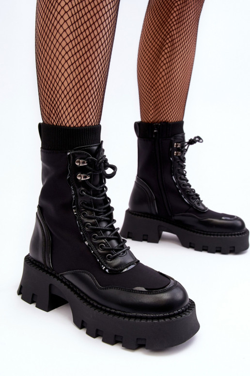 Peau Fait Il fautssif Bottes d équitation hautes couleur noire Seloma