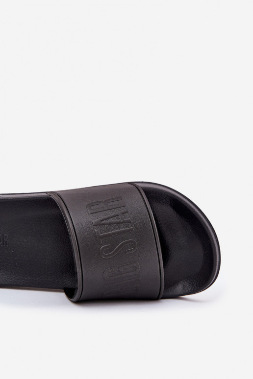 Chaussons légers en mousse Mâle Big Star MM174322 couleur noire