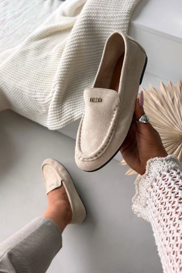 mocassins pour femmesPetitm couleur doréem Detalem beige Sarivelle 2