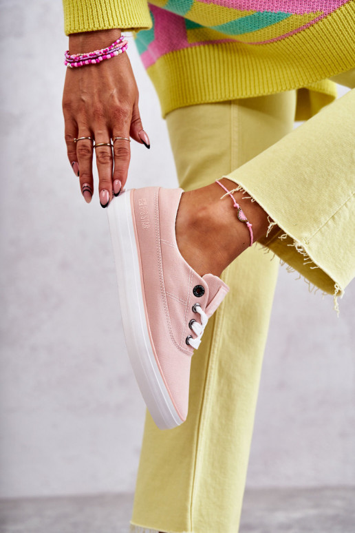  Féminin Baskets Big Star KK274020 Nude