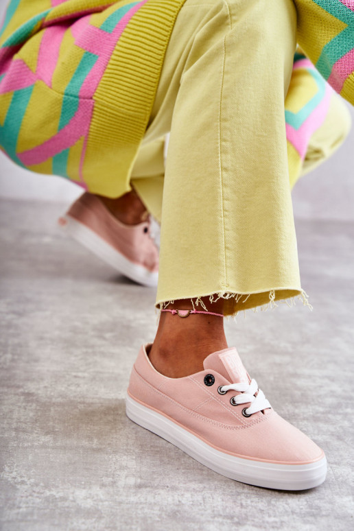  Féminin Baskets Big Star KK274020 Nude