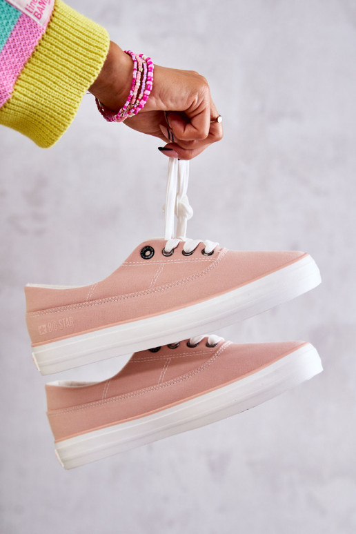  Féminin Baskets Big Star KK274020 Nude