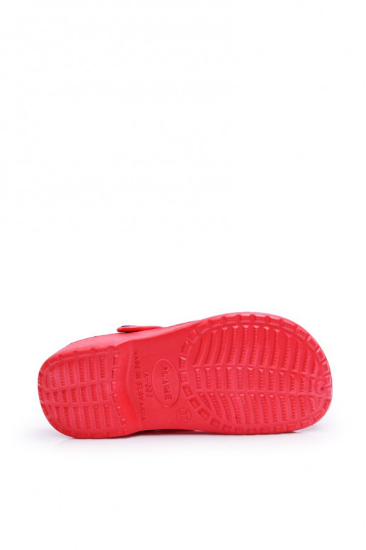 Féminin Chaussons des sandales Do Ogrodu couleur rouge Pantoufles légères EVA