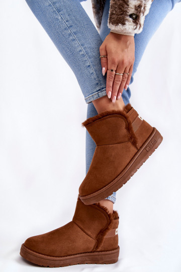 Féminin Bottes Bottes de neige Big Star KK274620 marron 2