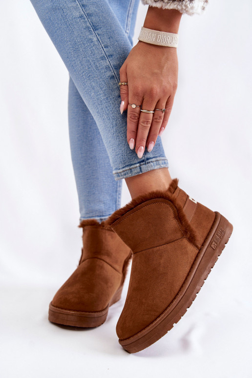 Féminin Bottes Bottes de neige Big Star KK274620 marron