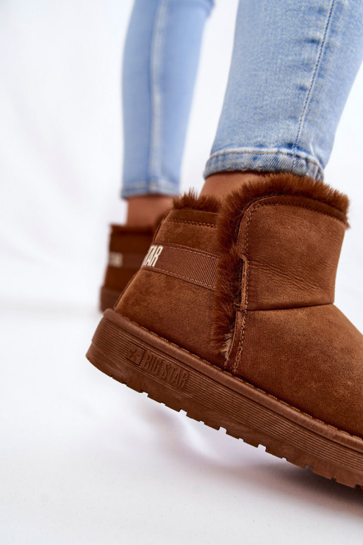 Féminin Bottes Bottes de neige Big Star KK274620 marron