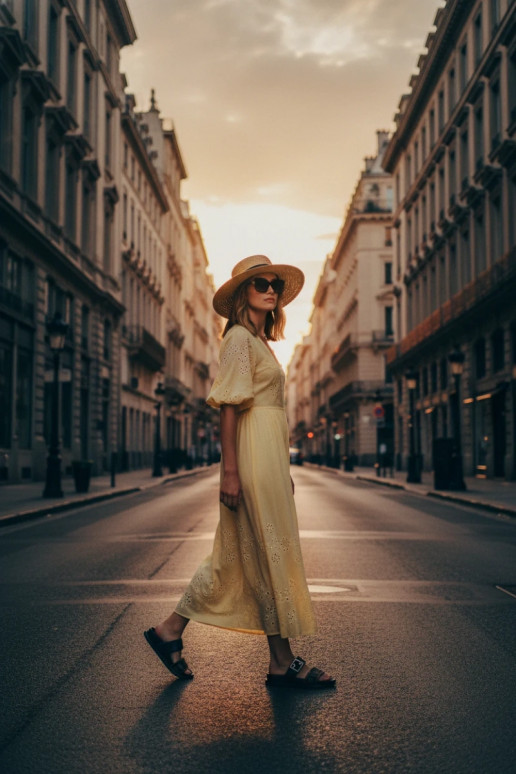 Chaussons pour femmes avec boucles dorées, couleur noire