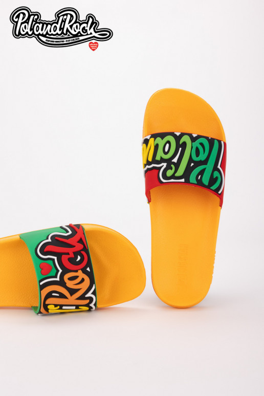 Chaussons Pol'and'Rock Festival X Big Star SS174507 couleur jaune