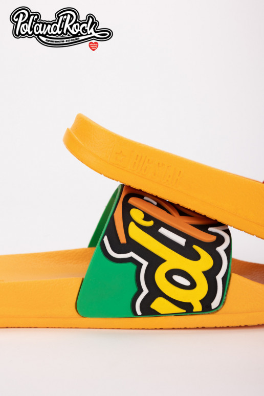 Chaussons Pol'and'Rock Festival X Big Star SS174507 couleur jaune