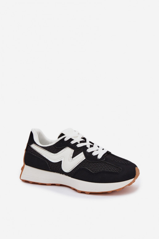 baskets Féminin avec une plateforme couleur noire Janelora