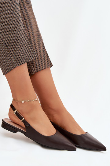 Ballerines avec boucles dorées CzekoladoÀe Iverelle