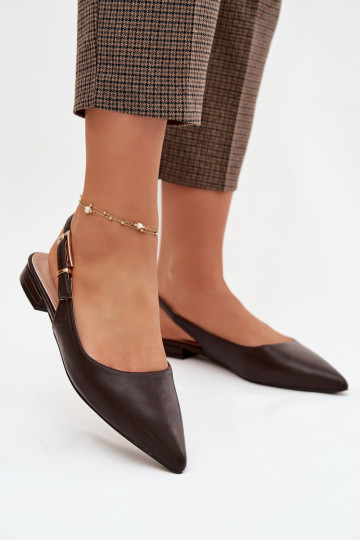 Ballerines avec boucles dorées CzekoladoÀe Iverelle 2