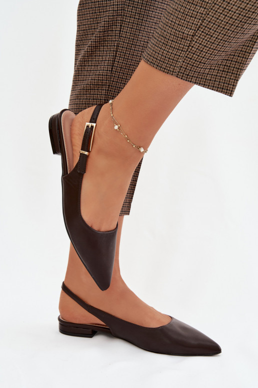 Ballerines avec boucles dorées CzekoladoÀe Iverelle