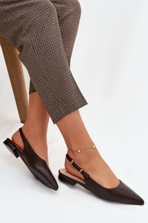 Ballerines avec boucles dorées CzekoladoÀe Iverelle