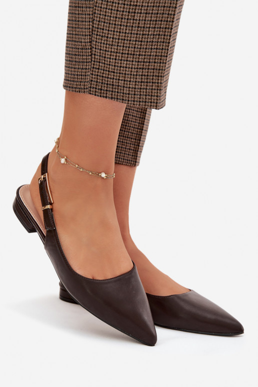 Ballerines avec boucles dorées CzekoladoÀe Iverelle