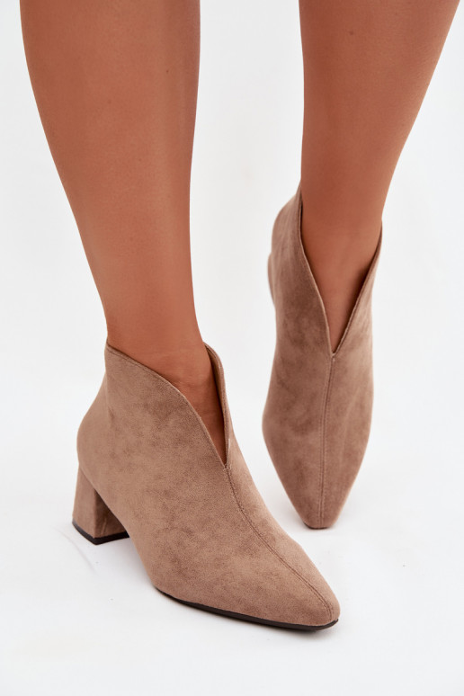 Bottes pour femmes Klocke Avec couture beige Darlisse