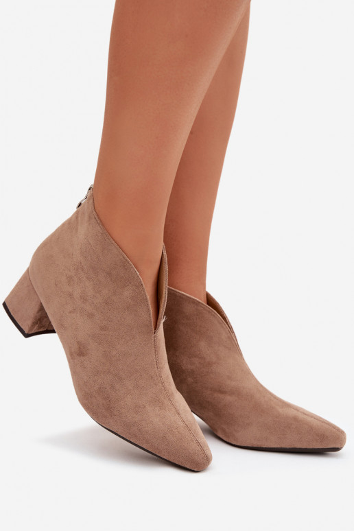 Bottes pour femmes Klocke Avec couture beige Darlisse