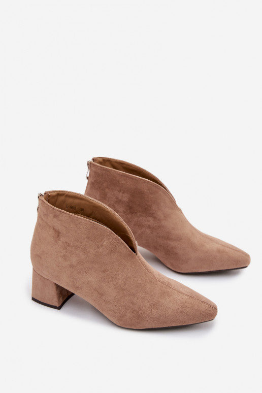 Bottes pour femmes Klocke Avec couture beige Darlisse