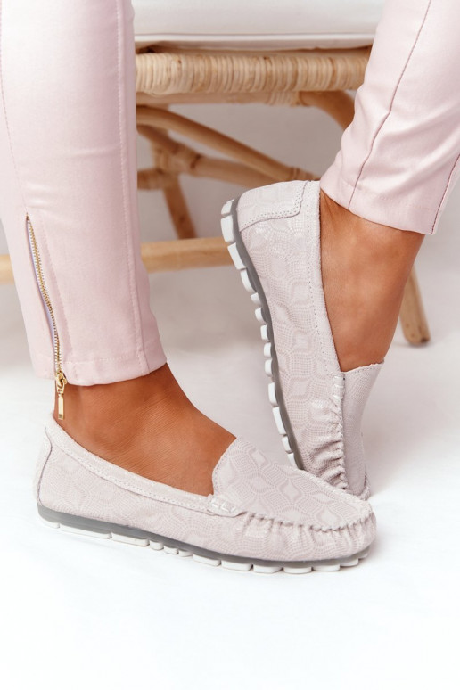 Peau Mocassins RIO FLORE Eco-Friendly beige