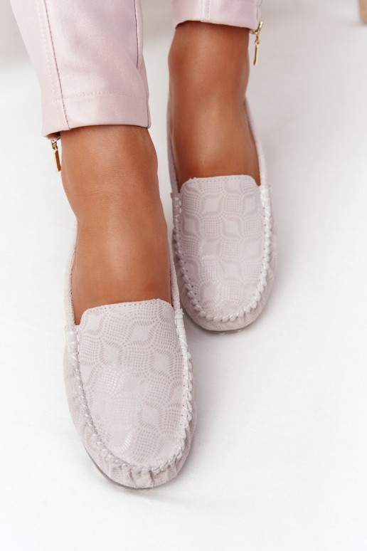 Peau Mocassins RIO FLORE Eco-Friendly beige