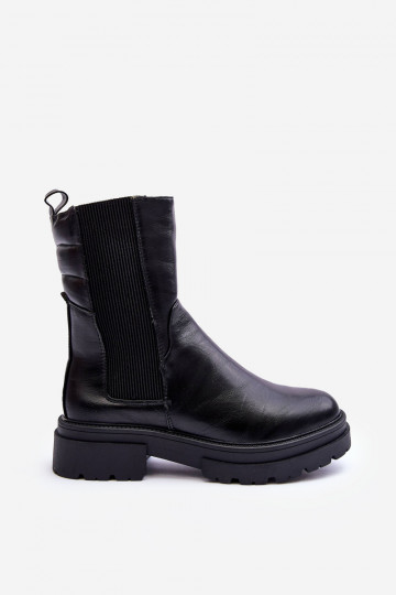 Grand réchauffer bottes élégantes Un modèle convaincant couleur noire Milca 2