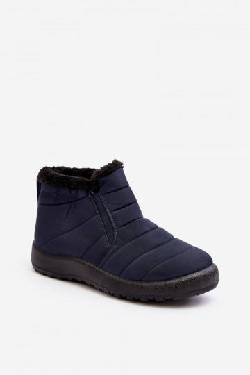 réchauffer Bas femme Bottes de neige bleu foncé Enmore 2