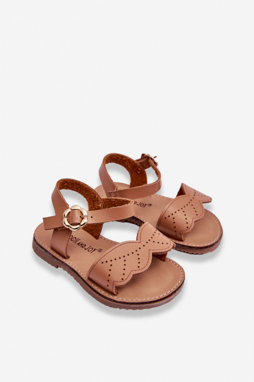 Sandales classiques pour enfants marron Izzy