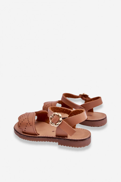 Sandales classiques pour enfants marron Izzy