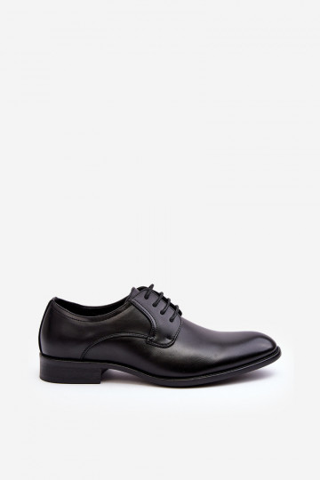 Mâle Peau chaussures couleur noire Harene 2