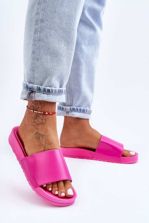 Modèle classique Féminin Chaussons couleur rose Rolien