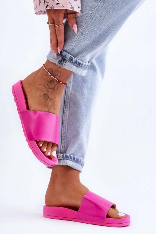 Modèle classique Féminin Chaussons couleur rose Rolien