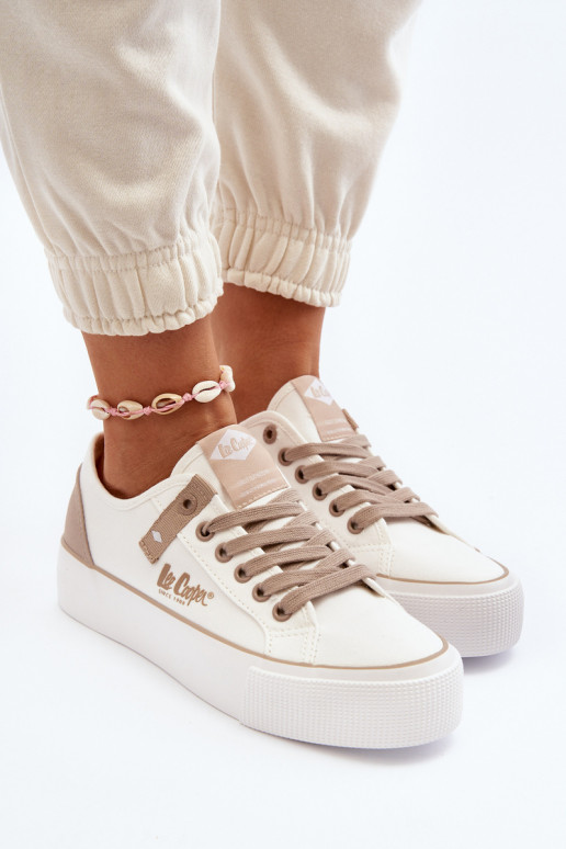 Chaussures de loisirs Lee Cooper LCDANS-24-31-2198 couleur blanche