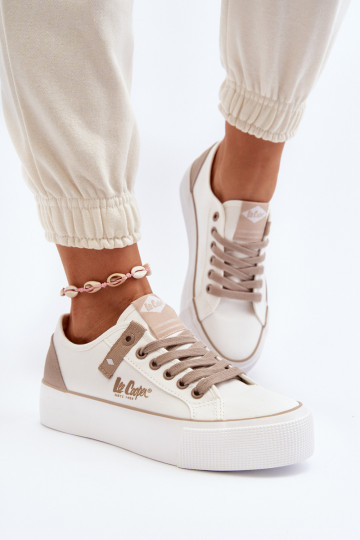  Chaussures de loisirs Lee Cooper LCDANS-24-31-2198 couleur blanche 2