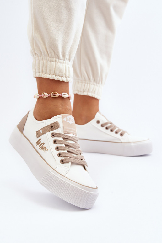 Chaussures de loisirs Lee Cooper LCDANS-24-31-2198 couleur blanche