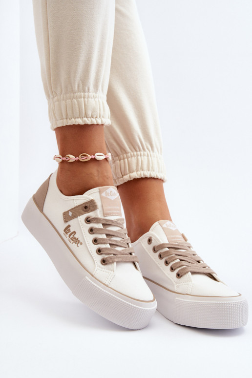  Chaussures de loisirs Lee Cooper LCDANS-24-31-2198 couleur blanche