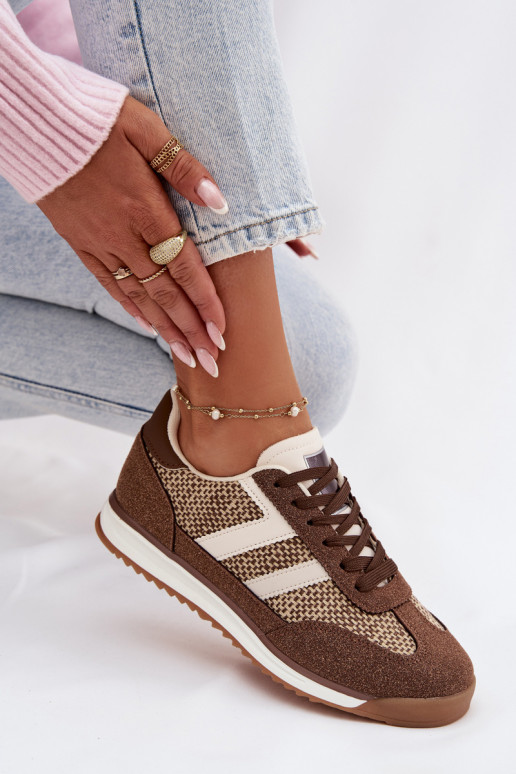 Baskets pour femmes modèle „Soretta“ couleur marron