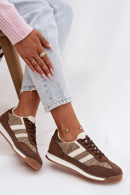 Baskets pour femmes modèle „Soretta“ couleur marron