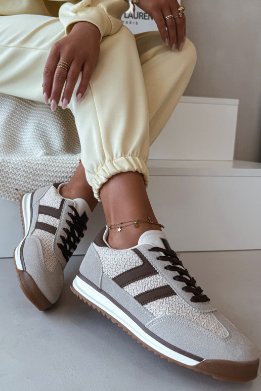 Baskets pour femmes modèle „Soretta“ couleur sable