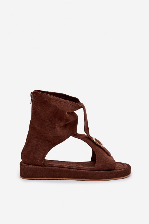 Sandales pour femmes avec une botte CzekoladoÀe Coralya