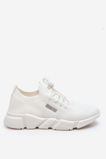 Féminin  Chaussures modèle baskets Memory Foam System Big Star JJ274268 couleur blanche 2