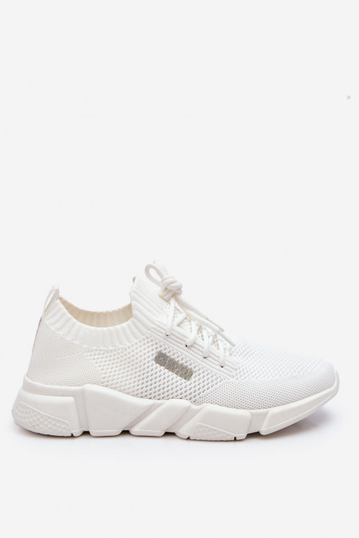 Féminin  Chaussures modèle baskets Memory Foam System Big Star JJ274268 couleur blanche