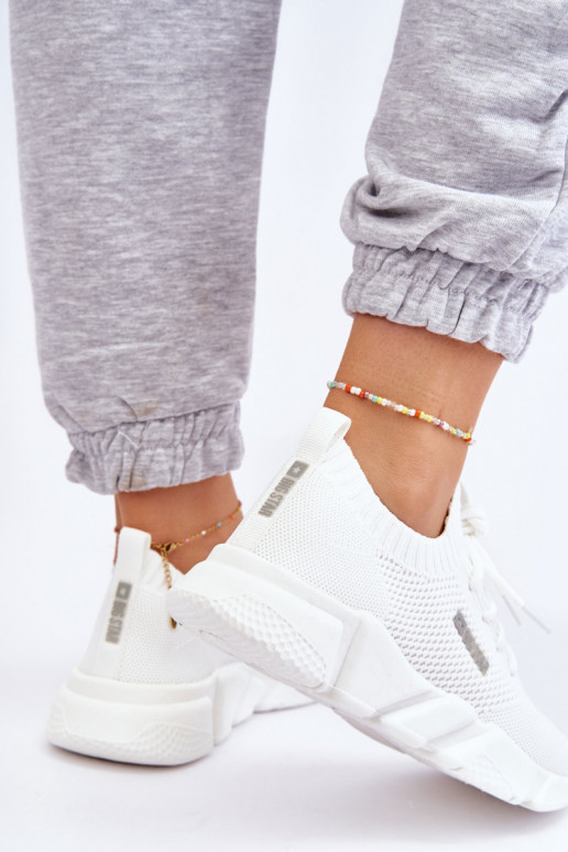 Féminin  Chaussures modèle baskets Memory Foam System Big Star JJ274268 couleur blanche