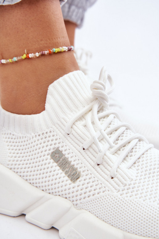 Féminin  Chaussures modèle baskets Memory Foam System Big Star JJ274268 couleur blanche