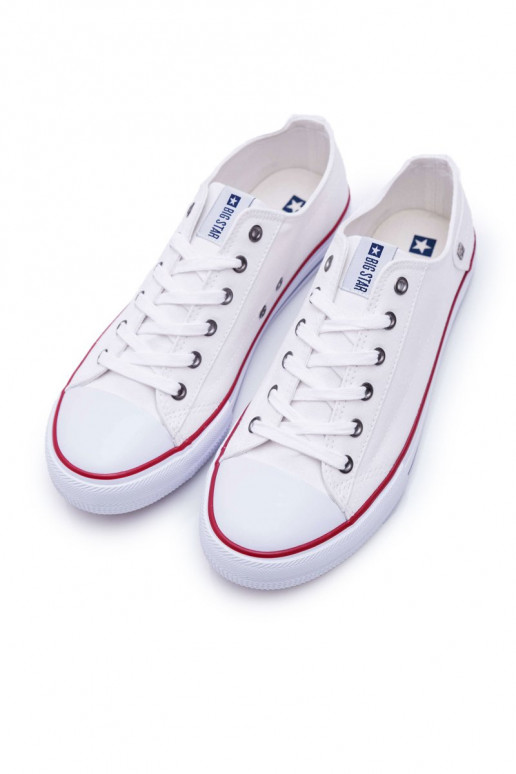 Chaussures décontractées pour hommes Big Star couleur blanche DD174271