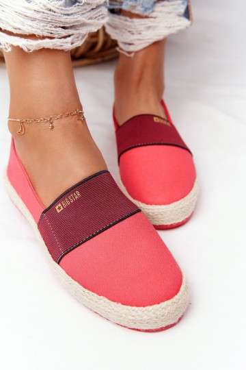 espadrilles Sur une semelle pinto Big Star HH274478 couleur rouge 2