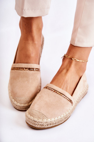 Modèle classique Un modèle convaincant Féminin espadrilles beige Cersei 2