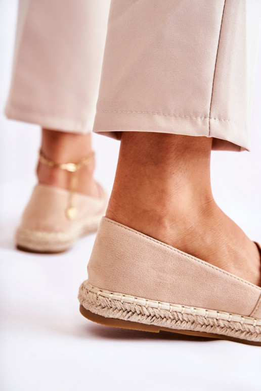 Modèle classique Un modèle convaincant Féminin espadrilles beige Cersei
