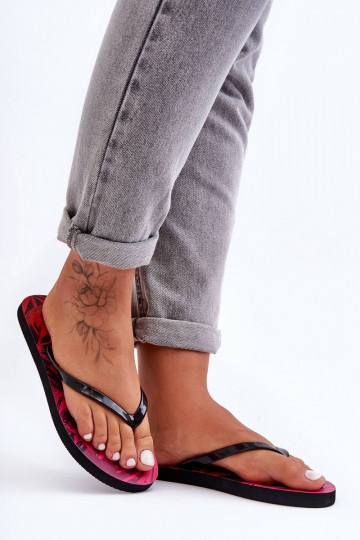 Modèle classique Chaussons Chaussons 4F 4FSS23FFLIF060-90S Noir et-couleur rose 2